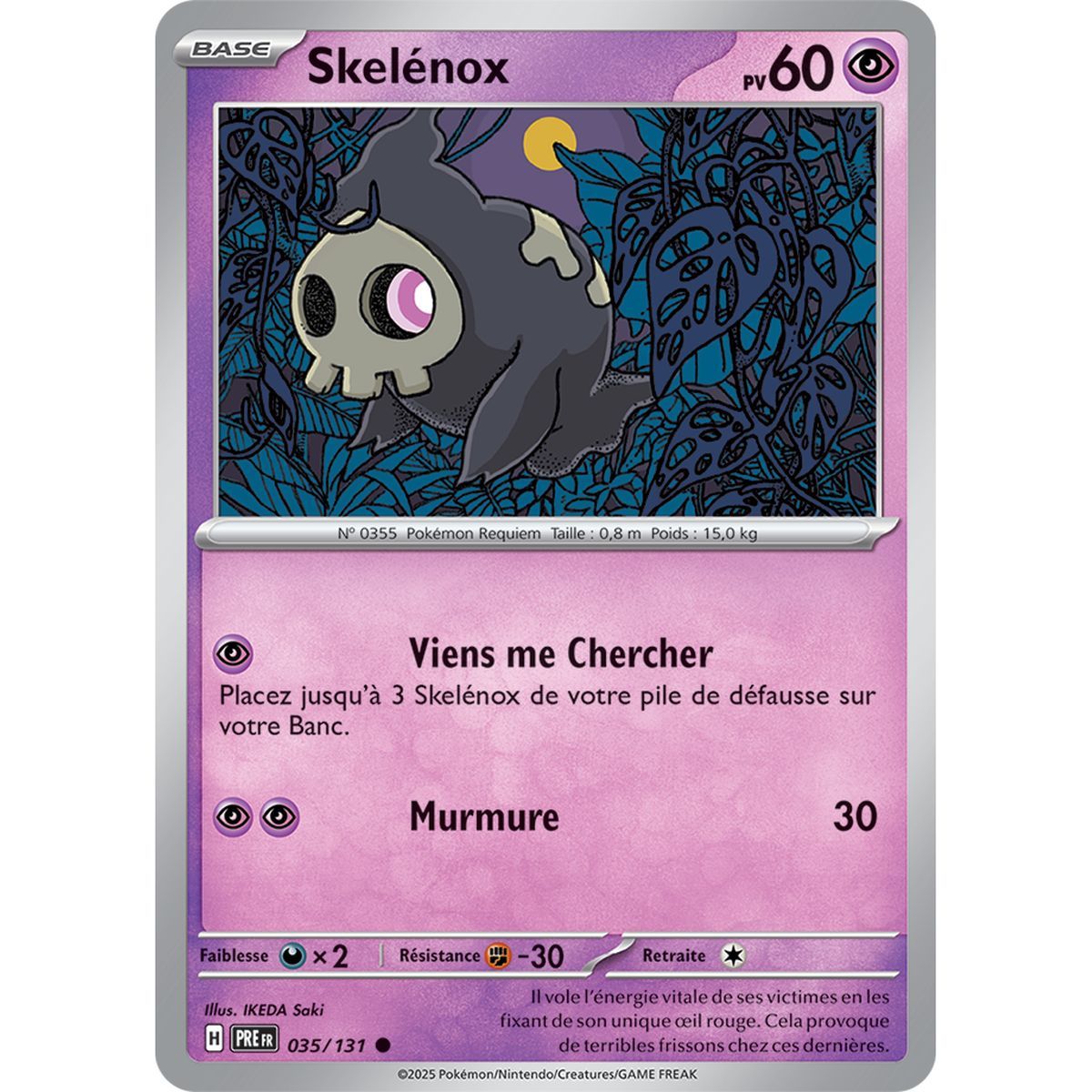 Skelénox - Common 35/131 - Scarlet and Purple 8.5 Prismatic Evolutions