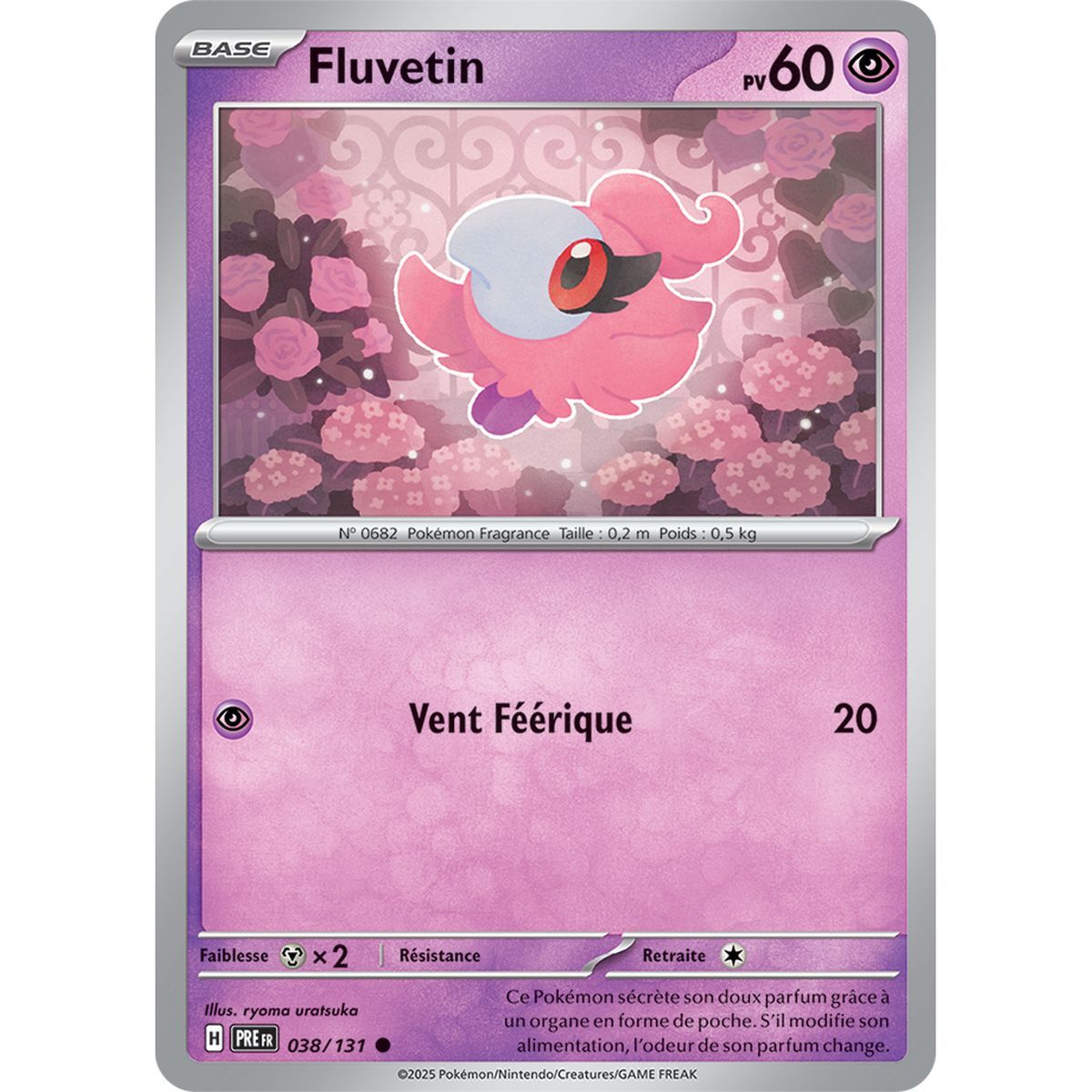 Fluvetin - Common 38/131 - Scarlet and Purple 8.5 Prismatic Evolutions