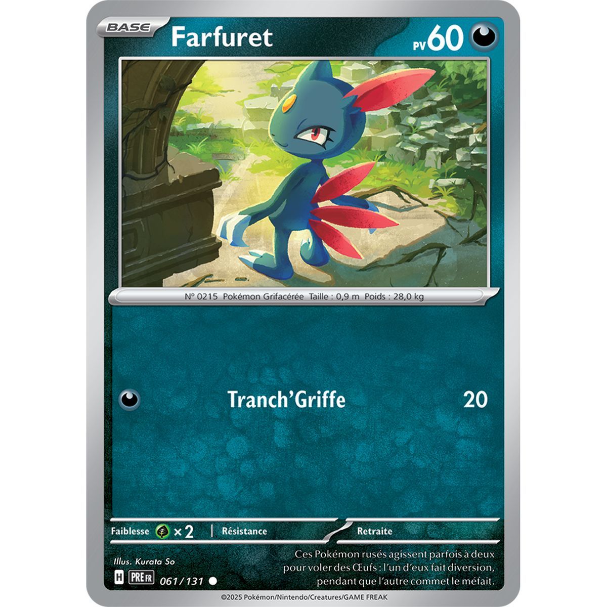 Farfuret - Common 61/131 - Scarlet and Purple 8.5 Prismatic Evolutions
