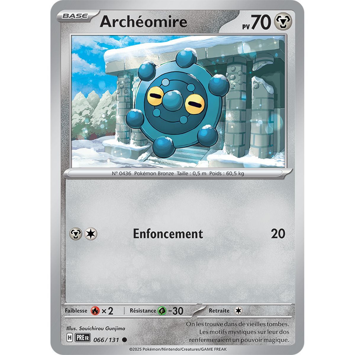 Archeomire - Common 66/131 - Scarlet and Purple 8.5 Prismatic Evolutions