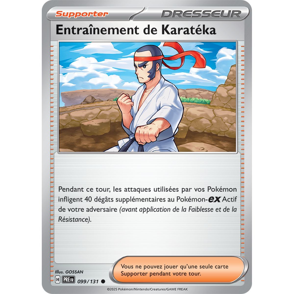 Karate Training - Common 99/131 - Scarlet and Purple 8.5 Prismatic Evolutions