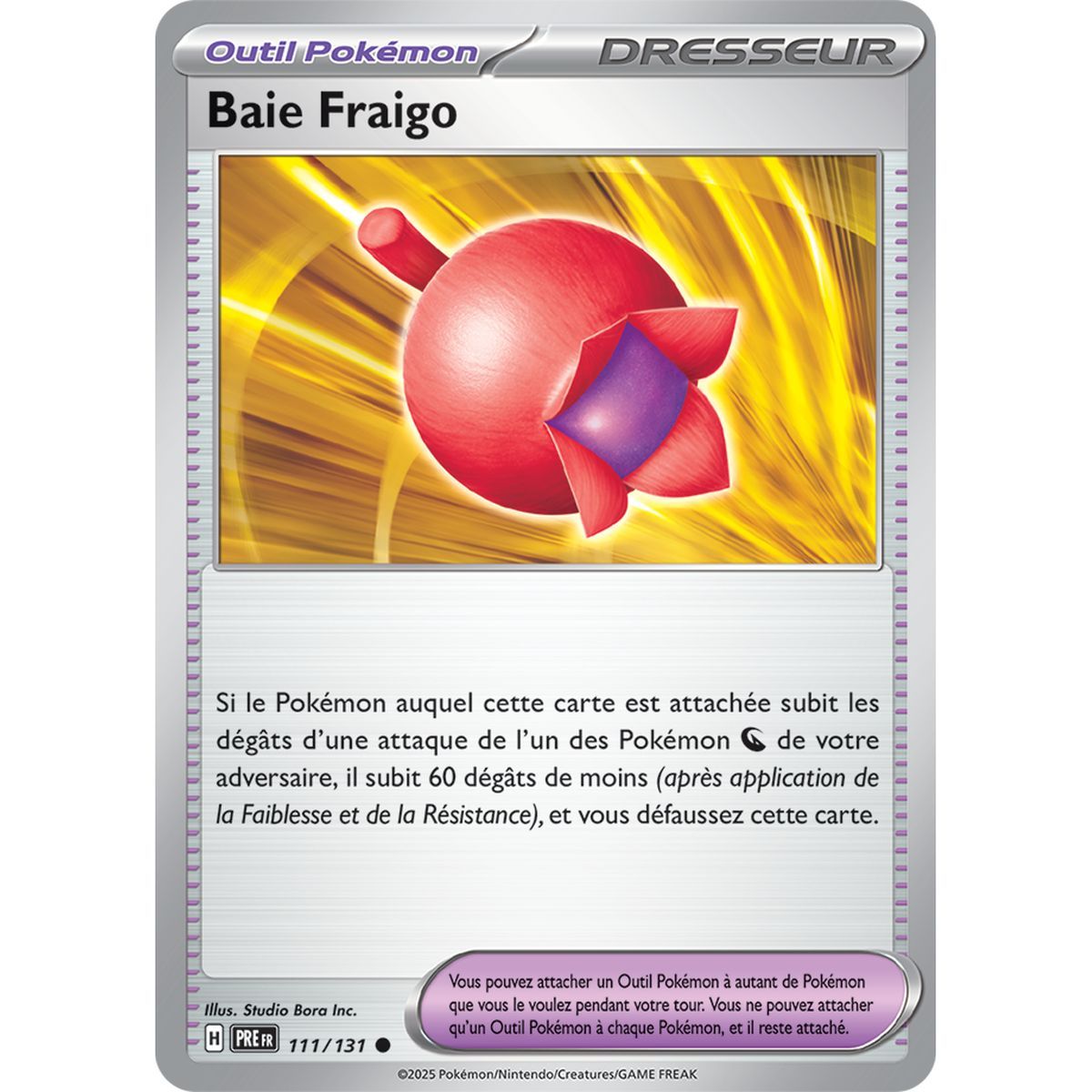 Fraigo Bay - Common 111/131 - Scarlet and Purple 8.5 Prismatic Evolutions