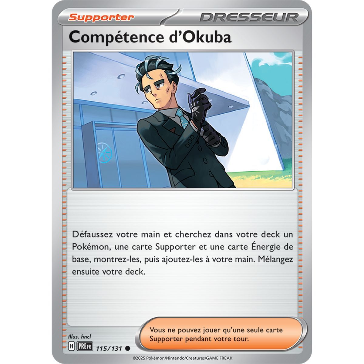 Okuba's Skill - Common 115/131 - Scarlet and Purple 8.5 Prismatic Evolutions
