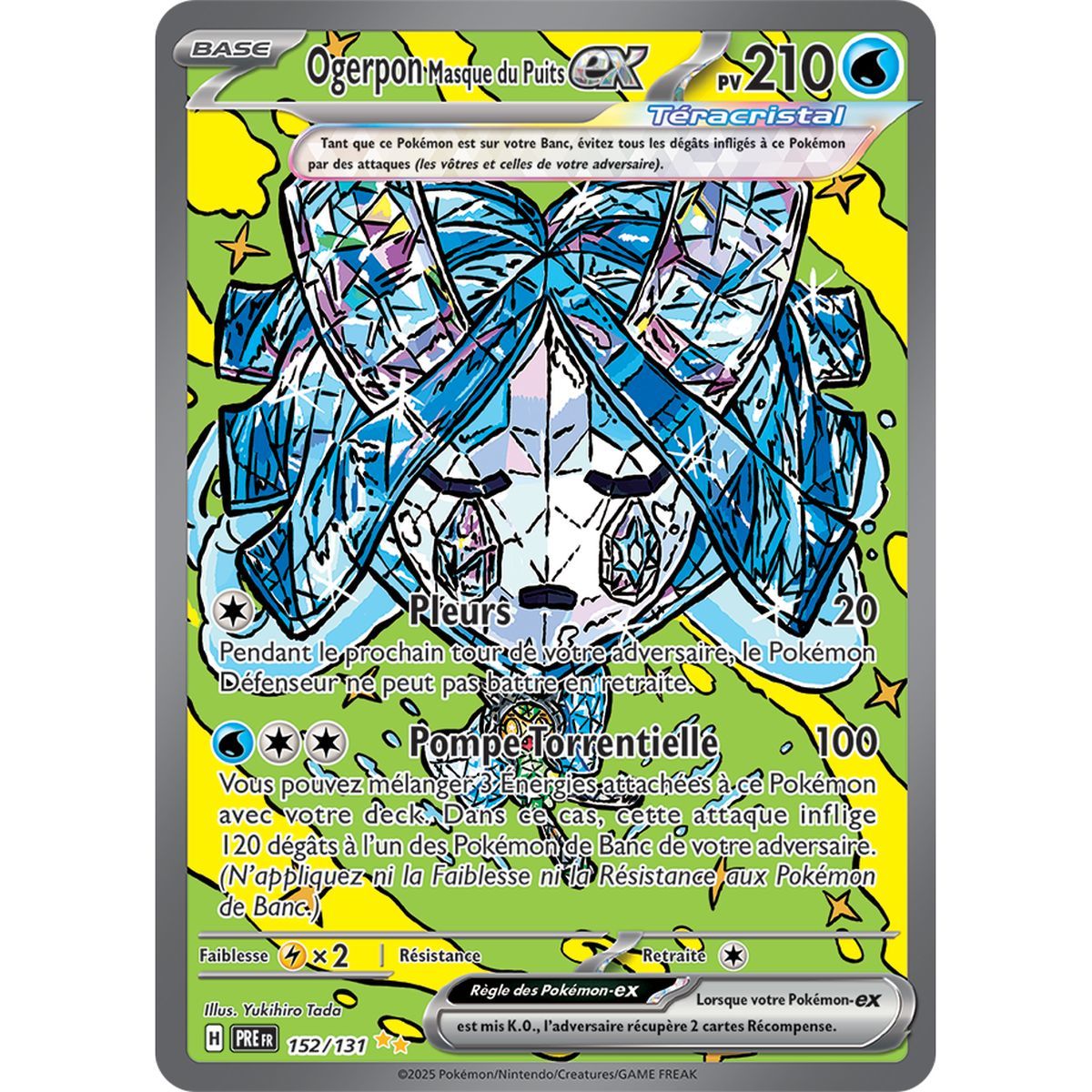 Ogerpon Mask of the Well-ex - Special Illustration Rare 152/131 - Scarlet and Purple 8.5 Prismatic Evolutions