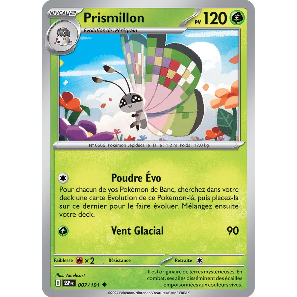 Prismillon - Reverse 7/191 - Scarlet and Purple Surging Spark