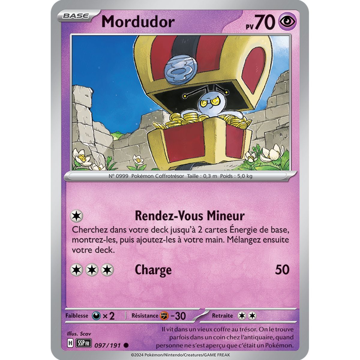 Mordudor - Reverse 97/191 - Scarlet and Purple Surging Spark