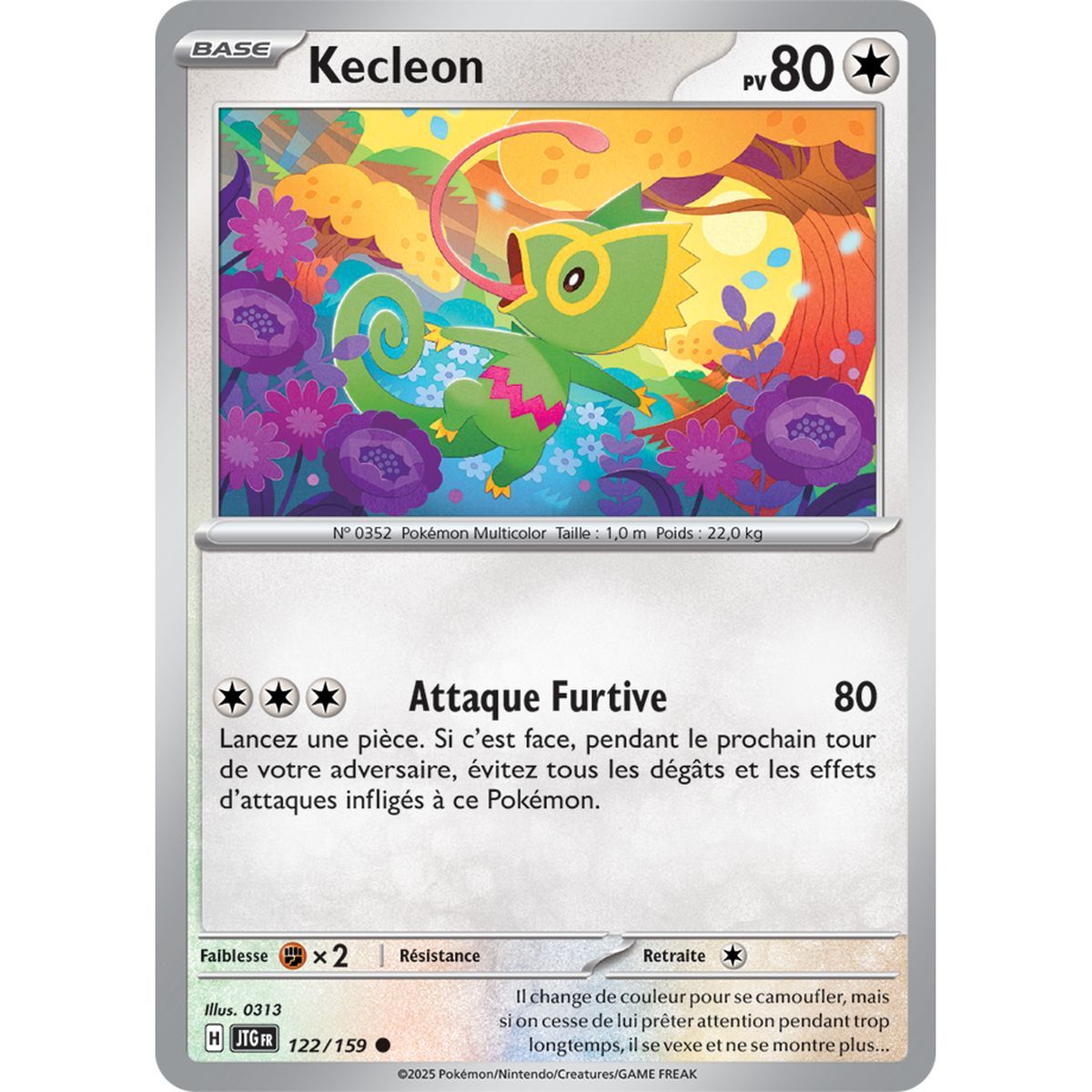 Item Kecleon - Commune 122/159 - Scarlet and Violet 9 Adventures Together