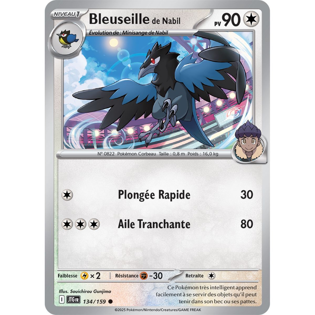 Nabil's Blueseille - Reverse 134/159 - Scarlet and Violet 9 Adventures Together