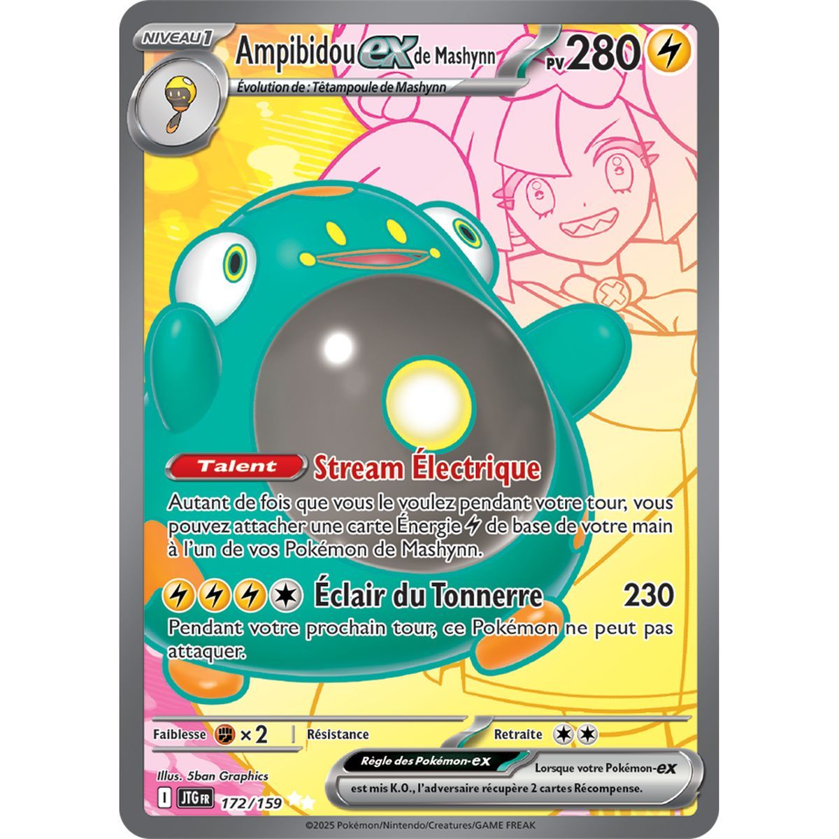 Item Ampibidou-exde Mashynn - Ultra Rare 172/159 - Scarlet and Purple 9 Adventures Together