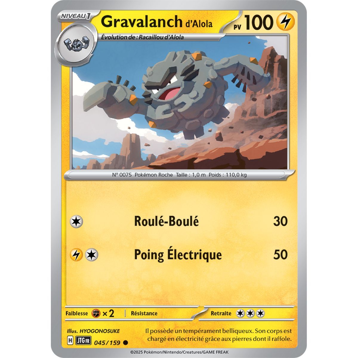 Alolan Gravalanch - Reverse 45/159 - Scarlet and Violet 9 Adventures Together