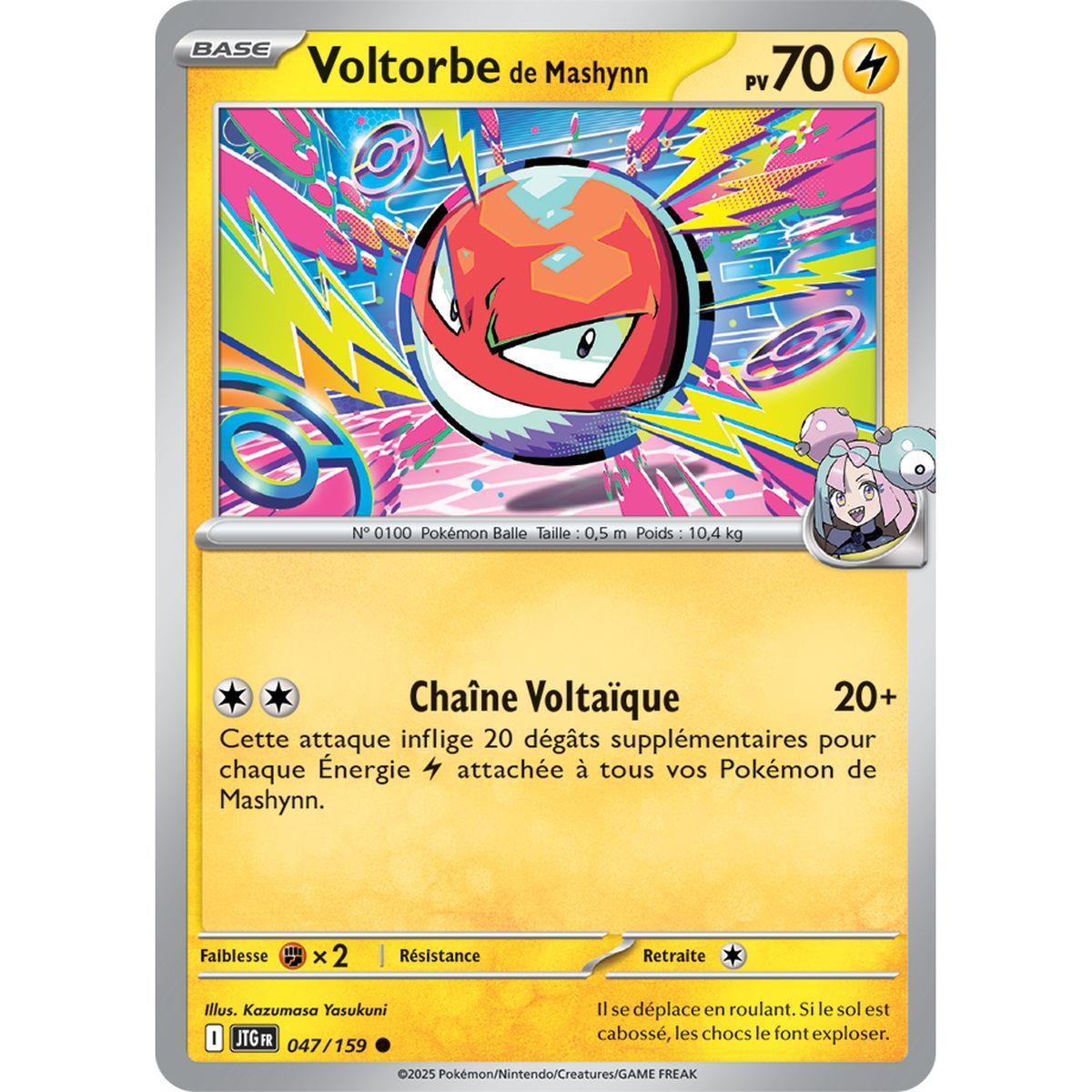 Mashynn's Voltorb - Reverse 47/159 - Scarlet and Purple 9 Adventures Together