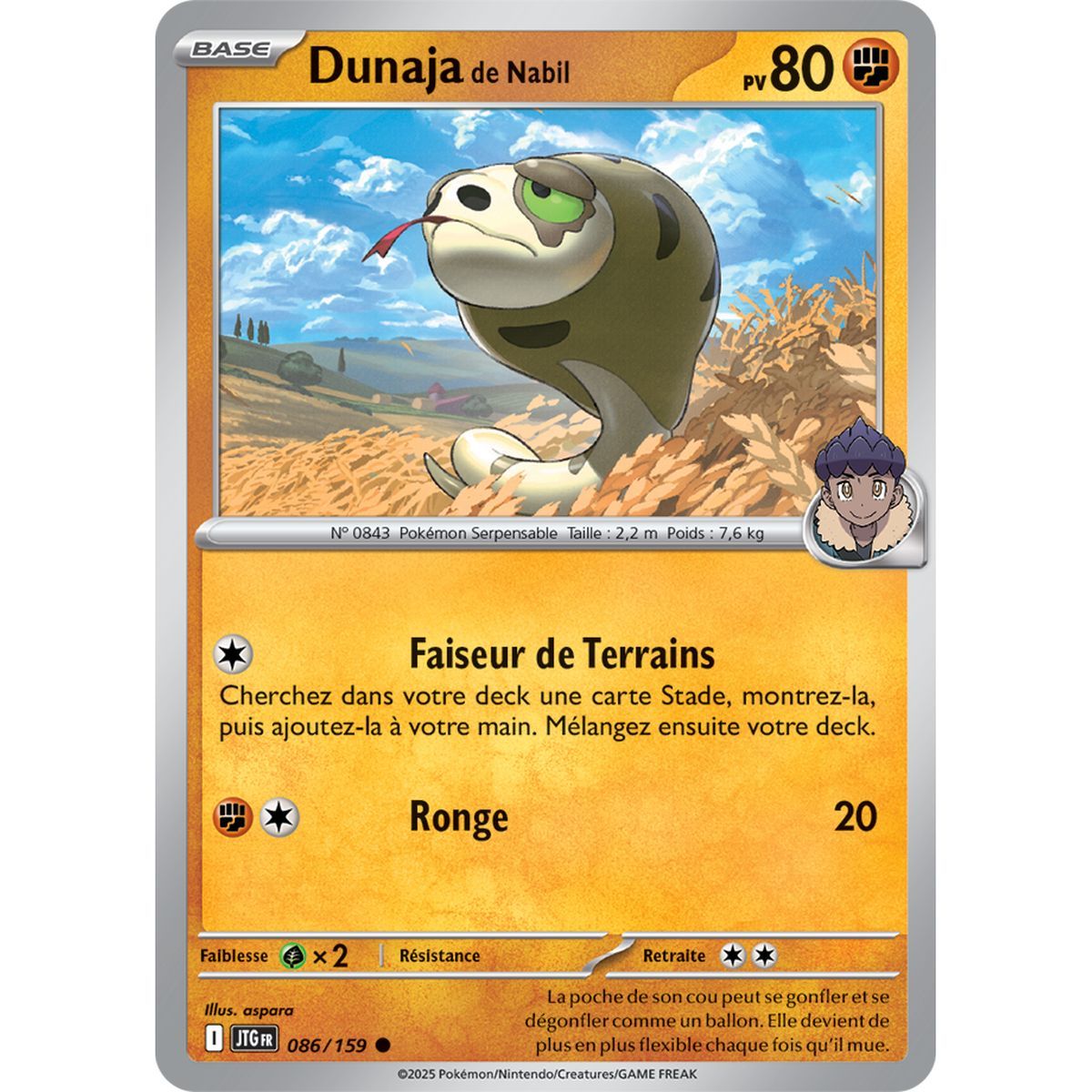 Dunaja de Nabil - Reverse 86/159 - Scarlet and Violet 9 Adventures Together