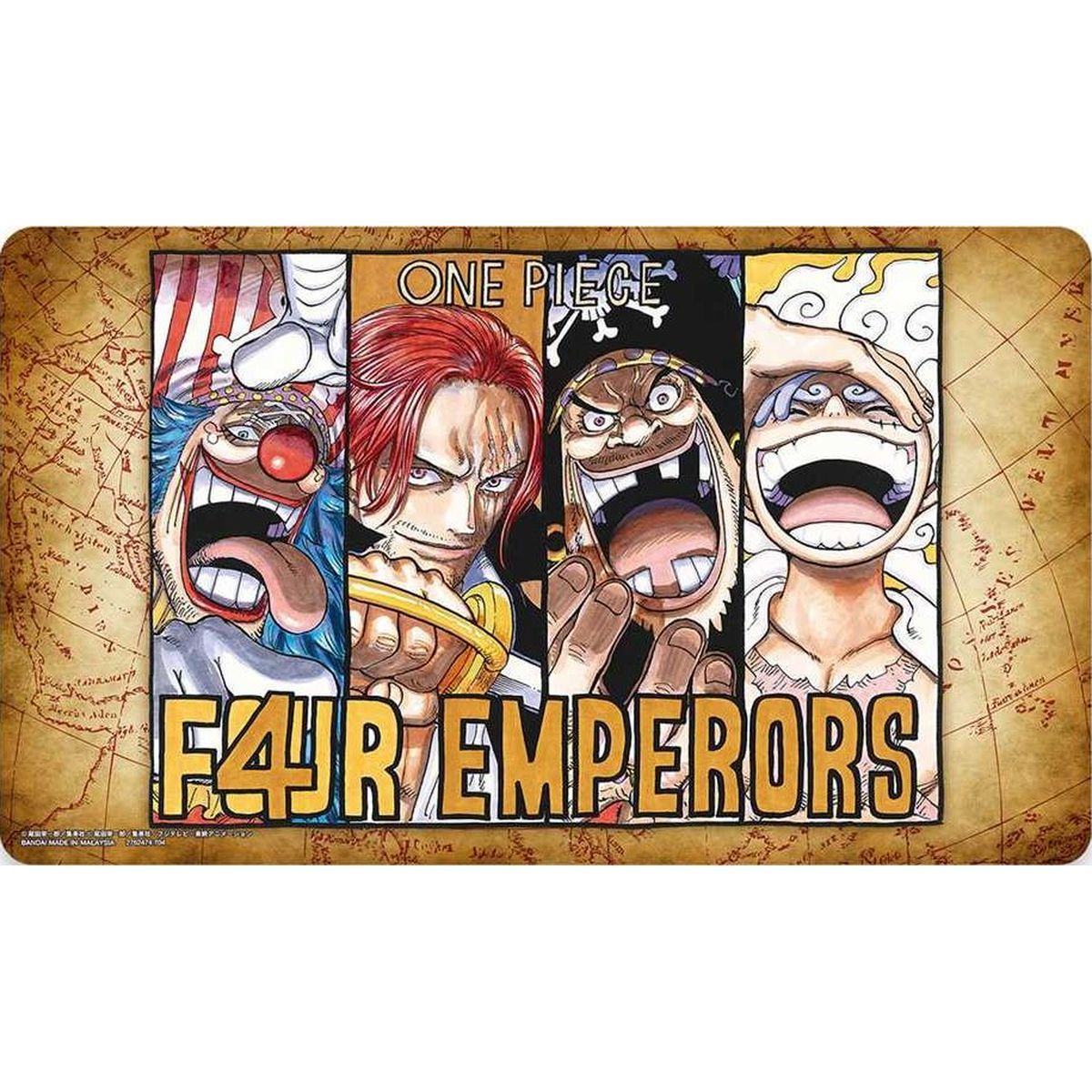 Playmat - 4 Four Emperors - Limited Edition Vol.2 - One Piece Card Game - Sealed