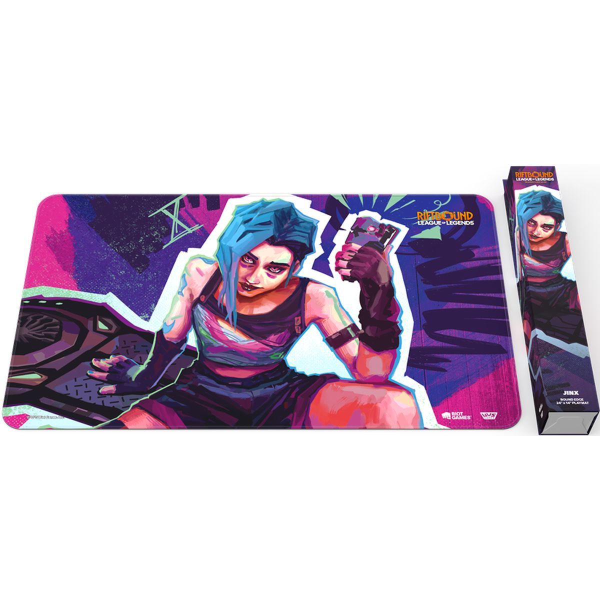 Item Playmat - Jinx - Riftbound League of Legends TCG - Sealed