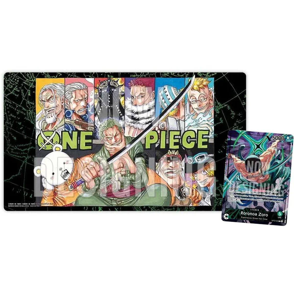 Playmat - Roronoa Zoro + Promo Card - Limited Edition Vol. 4 - One Piece Card Game - Sealed
