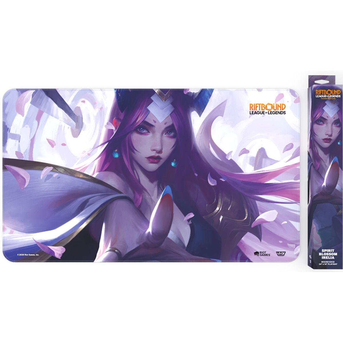 Playmat - Spirit Blossom Irelia - Riftbound League of Legends TCG - Set 2 Spiritforged - Sealed