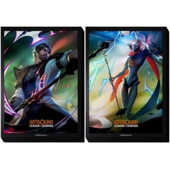 100 Card Sleeves - Jayce vs Viktor - Riftbound League of Legends TCG - Set 4 Vendetta - Sealed