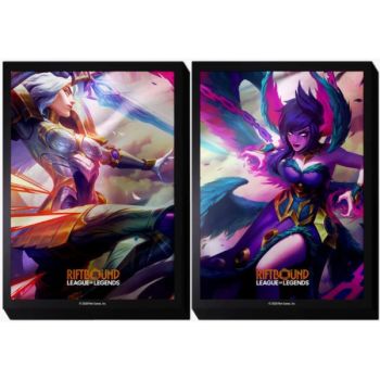 100 Card Sleeves - Kayle vs. Morgana - Riftbound League of Legends TCG - Set 4 Vendetta - Sealed