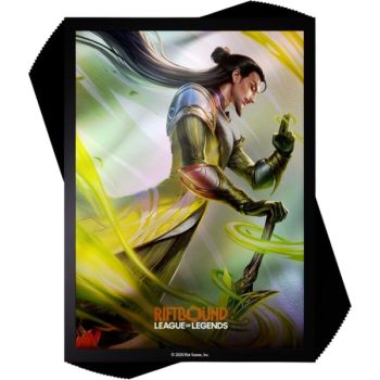 100 Card Sleeves - Master Yi, Wuju Master - Riftbound League of Legends TCG - Set 3 Unleashed - Sealed