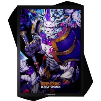 photo 100 Card Sleeves - Spirit Blossom Darius - Riftbound League of Legends TCG - Set 2 Spiritforged - Sealed