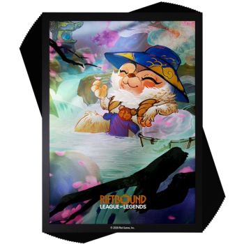 100 Card Sleeves - Spirit Blossom Teemo - Riftbound League of Legends TCG - Set 2 Spiritforged - Sealed