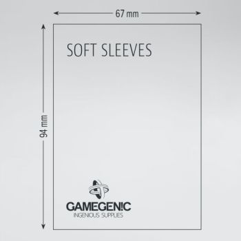 Gamegenic - Card Sleeves - Soft Sleeves - Flexible (100)