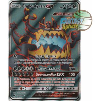 Item Engloutyran GX - Full Art Ultra Rare 105/111 - Sun and Moon 4 Crimson Invasion