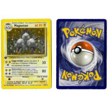 Item Magneton 9/102 Holo Base Set 1st French View Scan