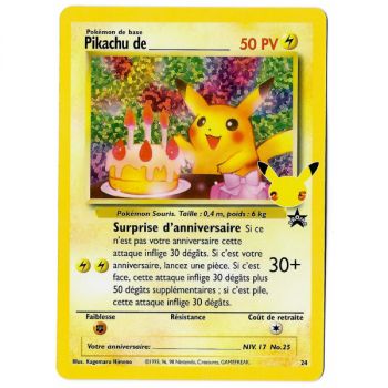 Item Pikachu by _ - Holo Rare Promo 24 EB07.5 25 Years Celebrations