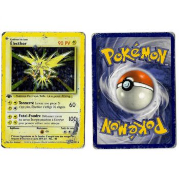 Item Electhor 16/102 Holo Base Set 1st French View Scan
