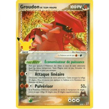 Item Groudon from Team Magma - Holo Rare 9/95 EB07.5 25th Anniversary Celebrations