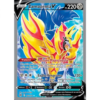 Item Zamazenta V - Full Art Ultra Rare 163/172 - EB09 Sword and Shield Sparkling Stars