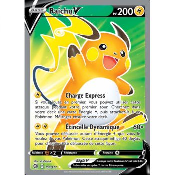 Item Raichu V - Full Art Ultra Rare 158/172 - EB09 Sword and Shield Sparkling Stars