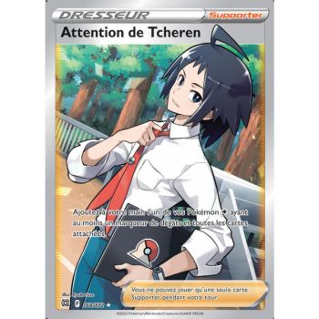 Item Caution of Tcheren - Full Art Ultra Rare 168/172 - EB09 Sword and Shield Sparkling Stars