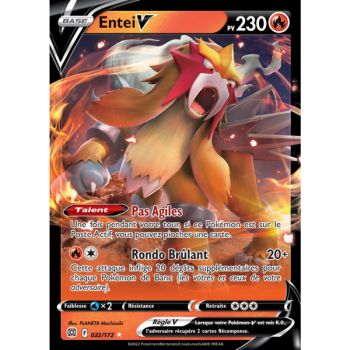 Item Entei V - Ultra Rare 022/172 - EB09 Sword and Shield Sparkling Stars