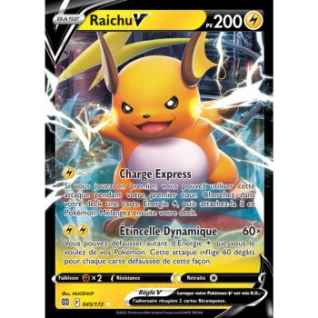Item Raichu V - Ultra Rare 045/172 - EB09 Sword and Shield Sparkling Stars