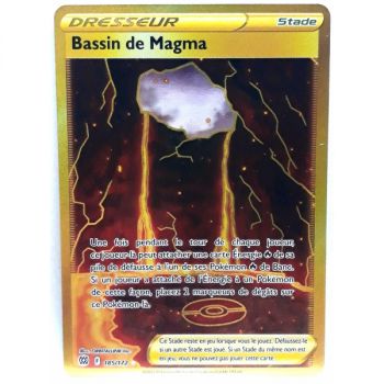 Item Bassin de Magma - Full Art Secrète Rare 185/172 - EB09 Epee et Bouclier Stars Etincelantes