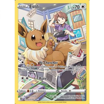 Item Eevee - Holo Rare TG11/TG30 - EB09 Sword and Shield Sparkling Stars