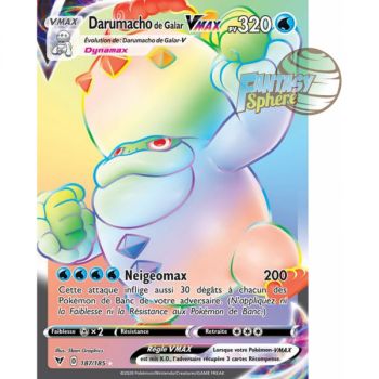 Darumacho of Galar VMAX - Secret Rare 187/185 - Sword and Shield 4 Brilliant Voltage