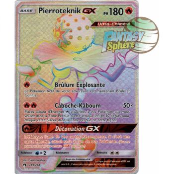 Item Pierroteknik GX - Secret Rare 219/214 - Sun and Moon 8 Lost Thunder