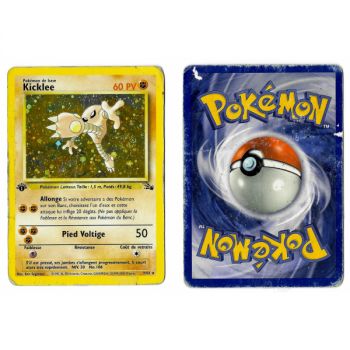 Item Kicklee 7/62 Fossil Holo 1st French View Scan