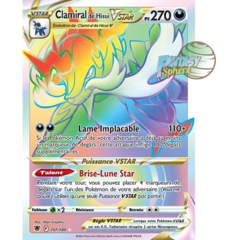 Item Clamiral of Hisui VSTAR - Secret Rare 197/189 - Sword and Shield Radiant Stars