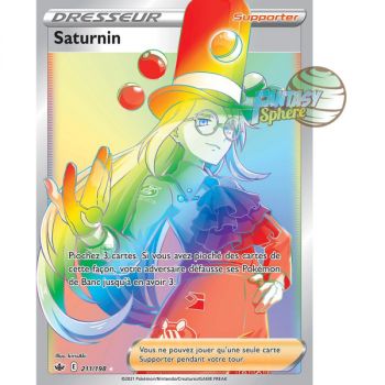 Item Saturnin - Secret Rare 211/198 - Sword and Shield Reign of Ice