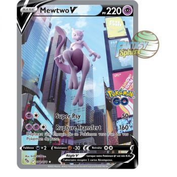 Item Mewtwo V - Full Art Ultra Rare 72/78 - Pokemon Go Sword and Shield