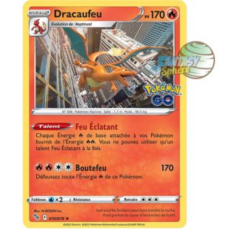 Item Charizard - Holo Rare 10/78 - Pokemon Go Sword and Shield