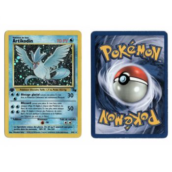 Item Articuno 2/62 Fossil Holo 1st French View Scan