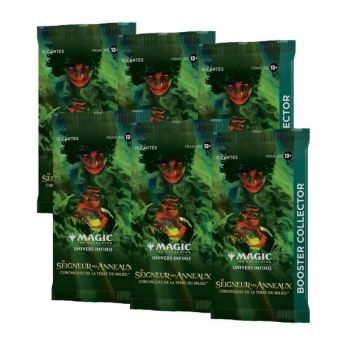 Magic The Gathering - Pack of 6 Boosters - Collector - The Lord of the Rings: Chronicles of Middle-earth - FR
