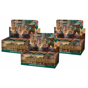 Magic The Gathering - Set of 3 Booster Boxes - Draft - The Lord of the Rings: Chronicles of Middle-earth - FR