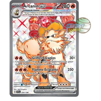 Item Arcanine EX - Ultra Rare 224/198 - Scarlet and Violet