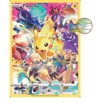 Item Pikachu - Secret Rare 160/159 - Sword and Shield 12.5 Zenith Supreme